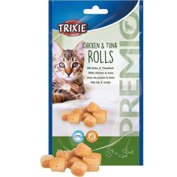 Trixie Premio Chicken & Tuna Rolls Katte Snack Kylling & Tun 50g